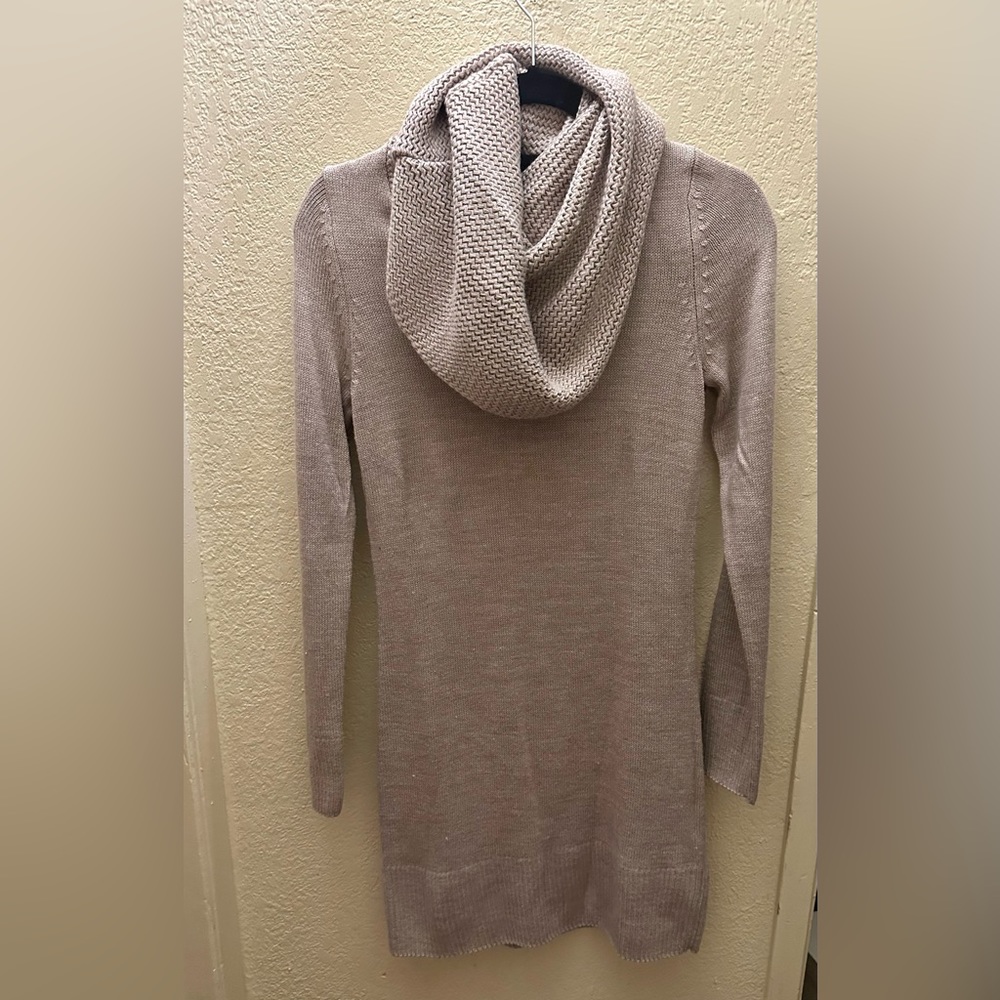 H&M Taupe Cowl Neck Sweater